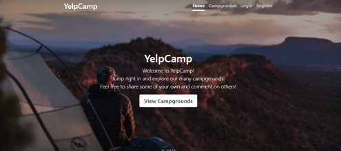 YelpCamp - Camping App